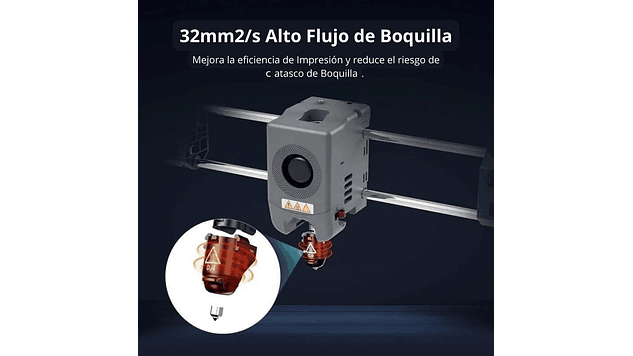 Hotend AD5M / AD5M Pro Boquilla 0.25mm Flashforge | Repuestos 3D 4