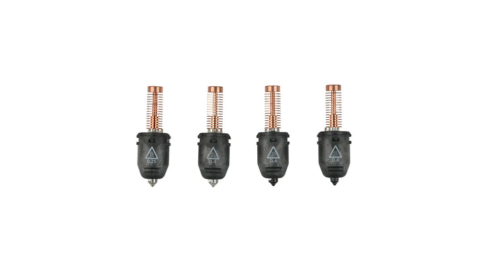 Pack x 4 Hotend Completo AD5X 0,25 / 0,4 / 0,6 / 0,8 mm Flashforge | Repuestos 3D 1