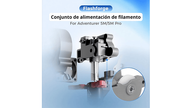 Alimentador de Filamento AD5X Flashforge | Repuestos 3D 2