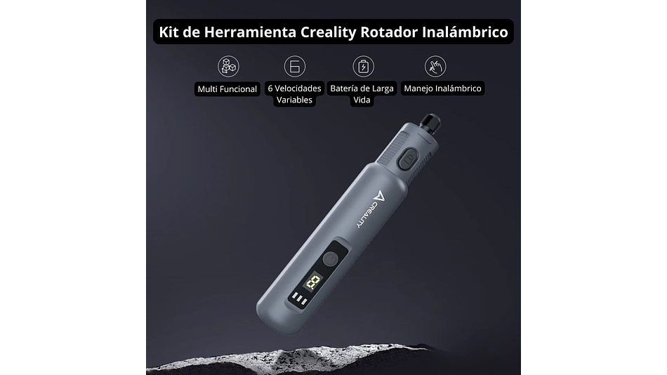 Kit Herramienta Rotador Creality | Accesorio 3D | Alta Precisión 6
