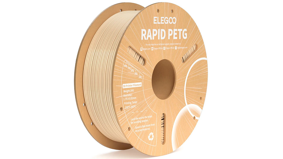 Filamento PETG Alta Velocidad Beige 1kg Elegoo | Filamentos 1