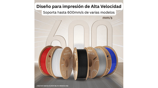 Filamento PETG Alta Velocidad Beige 1kg Elegoo | Filamentos 2
