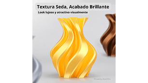 Filamento PLA Silk o Seda Cobre 1kg Elegoo | Filamentos