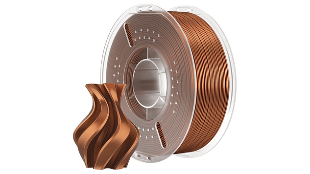 Filamento PLA Silk o Seda Cobre 1kg Elegoo | Filamentos 1