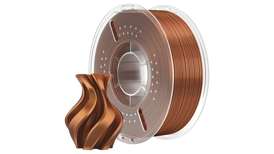 Filamento PLA Silk o Seda Cobre 1kg Elegoo | Filamentos 1