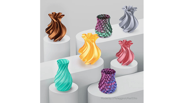 Filamento PLA Silk o Seda Cobre 1kg Elegoo | Filamentos 6