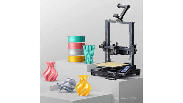 Filamento PLA Silk o Seda Cobre 1kg Elegoo | Filamentos 7