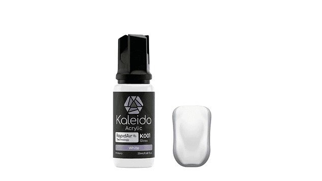 Pintura Acrílica Blanca Primario Brillante Gloss 20ML K001  Kaleido | Para Aerógrafos 1