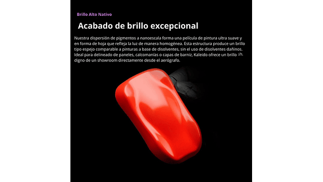 Pintura Acrílica Negra Primario Brillante Gloss 20ML K002  Kaleido | Para Aerógrafos 3