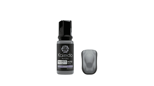 Pintura Acrílica Gris Primario Brillante Gloss 20ML K010 Kaleido | Para Aerógrafos 1