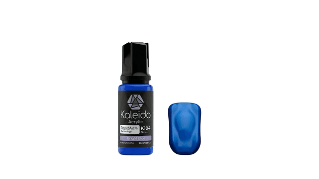Pintura Acrílica Azul Brillante Gloss Mecha 20ML K104 Kaleido | Para Aerógrafos 1
