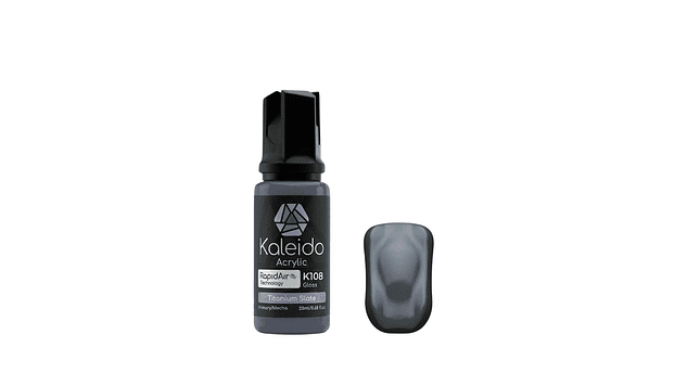 Pintura Acrílica Titanio Metálico Brillante Gloss Mecha 20ML K108 Kaleido | Para Aerógrafos 1