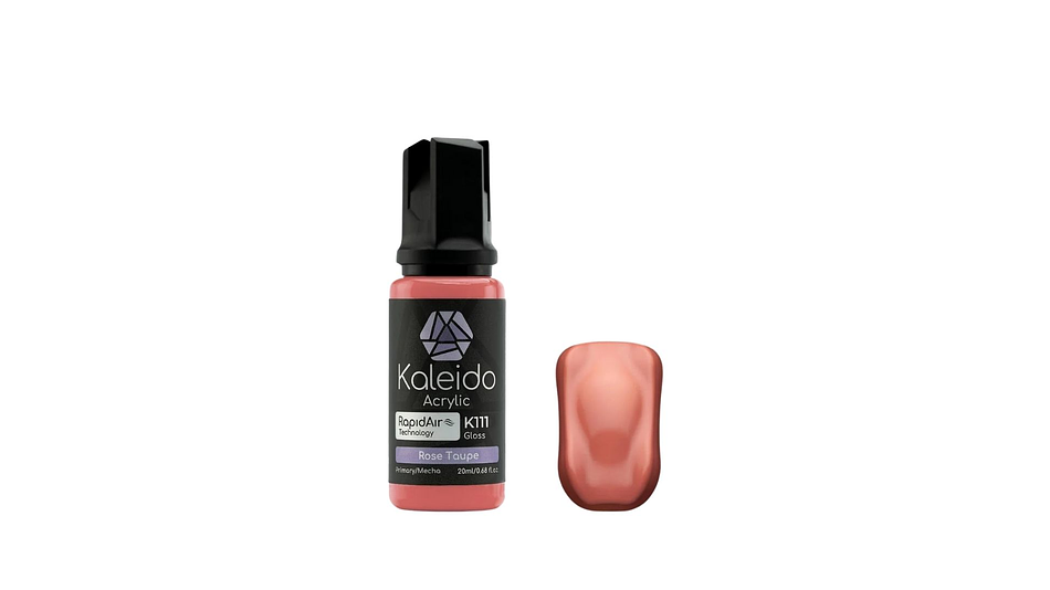 Pintura Acrílica Rosada Topo Brillante Gloss Mecha 20ML K111 Kaleido | Para Aerógrafos 1