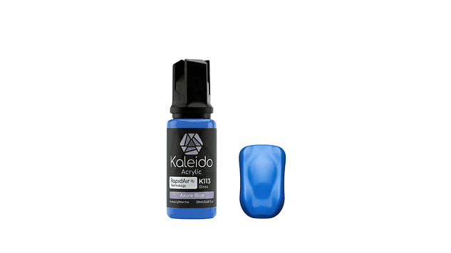 Pintura Acrílica Azul Claro Brillante Gloss Mecha 20ML K113 Kaleido | Para Aerógrafos 1