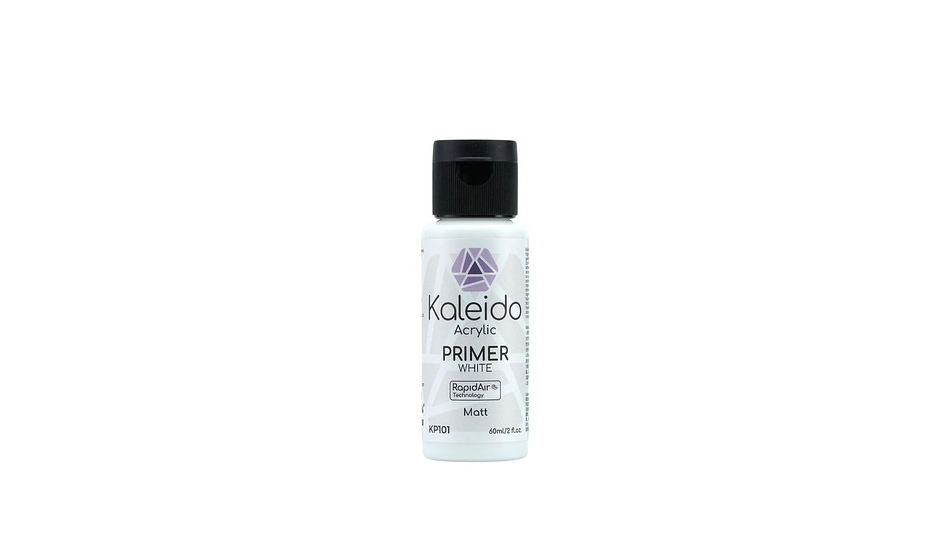 Pintura Acrílica Blanca Primer Mate Gloss 60ML KP101 Kaleido | Para Aerógrafos 1
