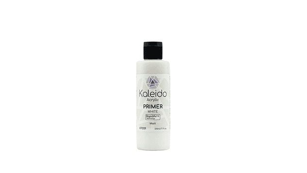 Pintura Acrílica Blanca Primer Mate Gloss 210ML KP201 Kaleido | Para Aerógrafos 1