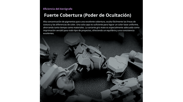 Pintura Acrílica Gris Primer Mate Gloss 210ML KP202 Kaleido | Para Aerógrafos 7