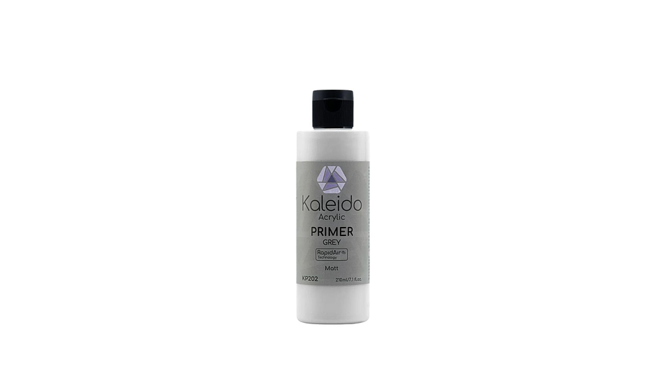 Pintura Acrílica Gris Primer Mate Gloss 210ML KP202 Kaleido | Para Aerógrafos 1