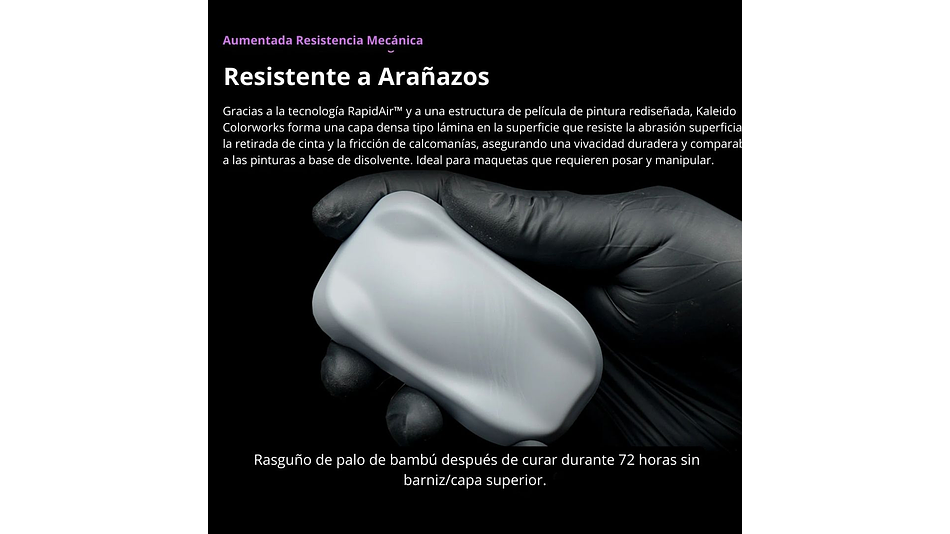 Pintura Acrílica Negra Primer Brillante Gloss 210ML KP204 Kaleido | Para Aerógrafos 9