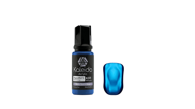 Pintura Acrílica Azul Espiritu Brillante Gloss Auto Perla 20ML Kaleido | Para Aerógrafos 1