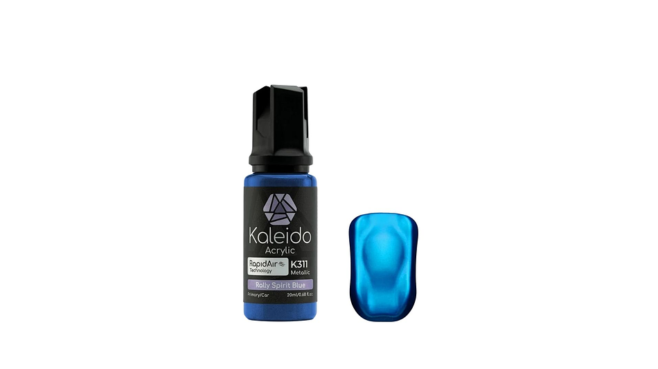 Pintura Acrílica Azul Espiritu Brillante Gloss Auto Perla 20ML Kaleido | Para Aerógrafos 1