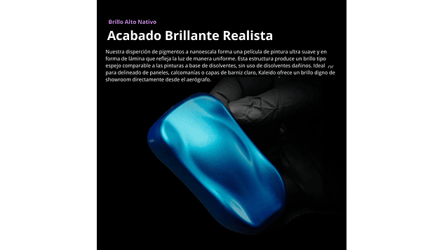 Pintura Acrílica Set 24 Colores Auto Brillante Gloss / Perlas, Más Disolvente y Limpiador 60ML Kaleido | Para Aerógrafos 6
