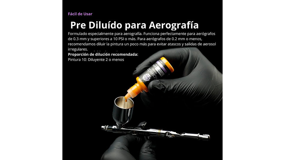 Pintura Acrílica Set 24 Colores Auto Brillante Gloss / Perlas, Más Disolvente y Limpiador 60ML Kaleido | Para Aerógrafos 9