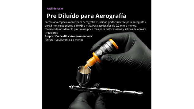 Barniz Acrílico Transparente Brillante 210ML KV201 Kaleido | Para Aerógrafos 6