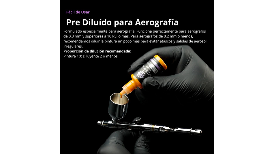 Barniz Acrílico Transparente Brillante 210ML KV201 Kaleido | Para Aerógrafos 6