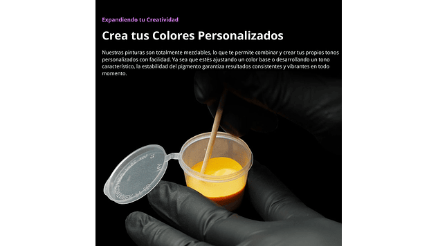 Pintura Acrílica Negro Zicronio Metál Gloss 20ML Kaleido | Para Aerógrafos 9