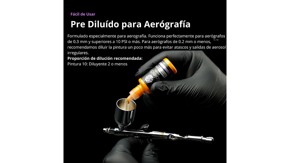 Pintura Acrílica Metál Oscuro o Bronce Cañon Metál Gloss 20ML KM002 Kaleido | Para Aerógrafos 3