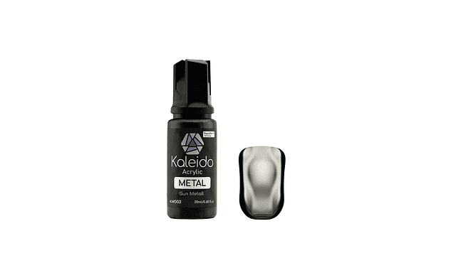 Pintura Acrílica Aleación de Titanio Metál Gloss 20ML KM004 Kaleido | Para Aerógrafos 2