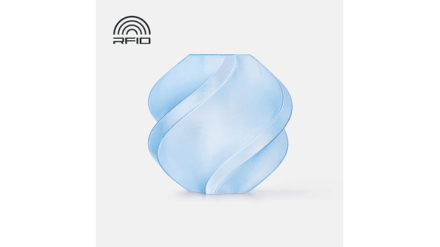 Filamento PETG Azul Claro Transparente Refill 1kg BAMBU LAB | Filamentos 1