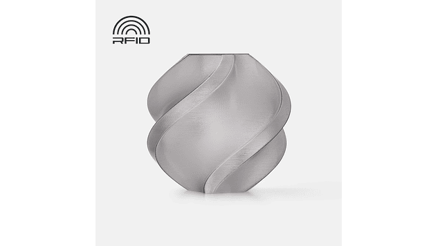 Filamento PETG Gris Transparente Refill 1kg BAMBU LAB | Filamentos 1