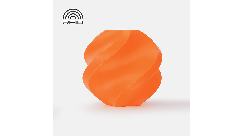 Filamento PLA Alta Velocidad Naranjo Refill 1kg BAMBU LAB | Filamentos 1