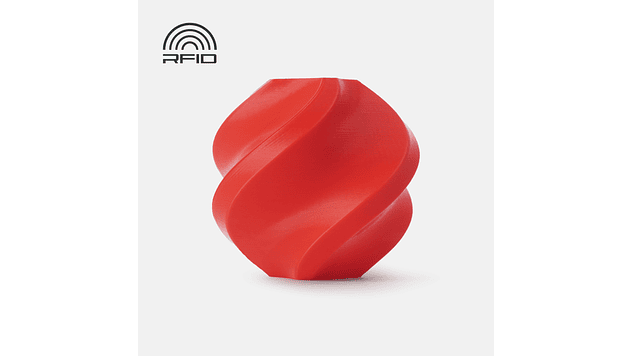 Filamento PLA Alta Velocidad Rojo Refill 1kg BAMBU LAB | Filamentos 1