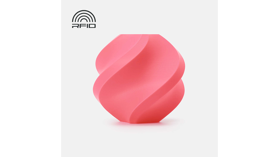 Filamento PLA Alta Velocidad Rosado Intenso Refill 1kg BAMBU LAB | Filamentos 1