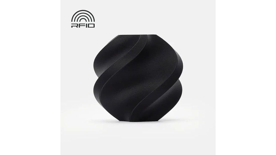 Filamento PLA Fibra de Carbono Negro Refill 1kg Bambu Lab | Filamentos 1