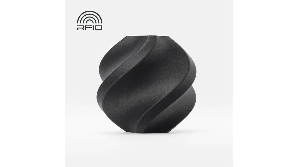 Filamento PETG Fibra de Carbono Negro Refill 1kg Bambu Lab | Filamentos 1