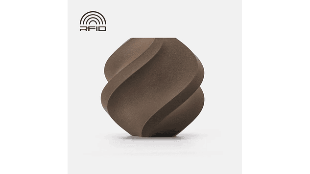 Filamento Pla Madera Nogal con Carrete Reutilizable 1kg Bambu Lab | Filamentos 1