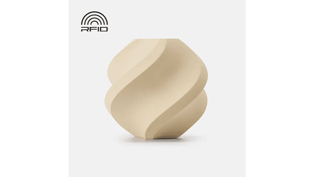 Filamento Pla Madera Roble Blanco con Carrete Reutilizable 1kg Bambu Lab | Filamentos 1