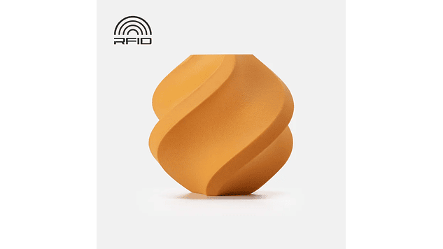 Filamento Pla Madera Ocre con Carrete Reutilizable 1kg Bambu Lab | Filamentos 1