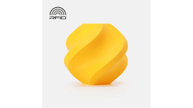 Filamento PLA Lite Amarillo Girasol con Carrete Reutilizable 1kg Bambu Lab | Filamentos 1