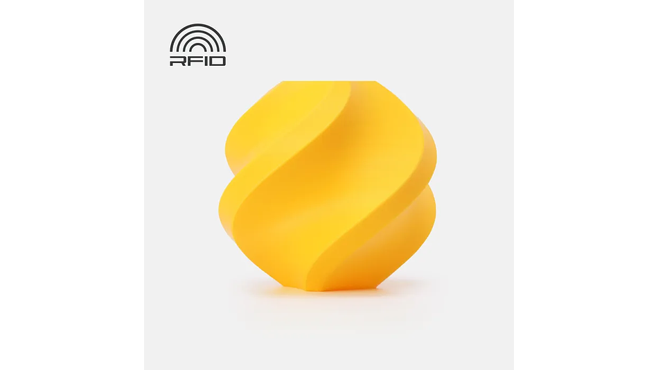 Filamento PLA Lite Amarillo Girasol con Carrete Reutilizable 1kg Bambu Lab | Filamentos 1