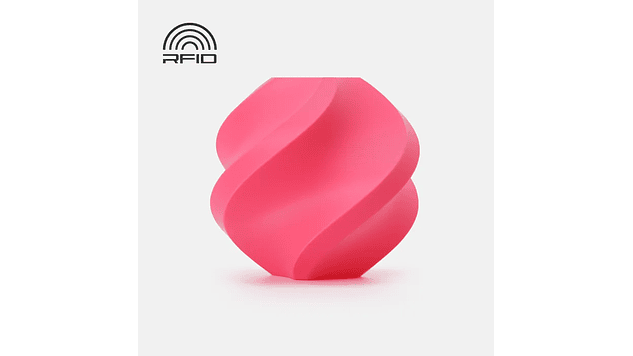 Filamento PLA Rosado Intenso con Carrete Reutilizable 1kg Bambu Lab | Filamentos 1