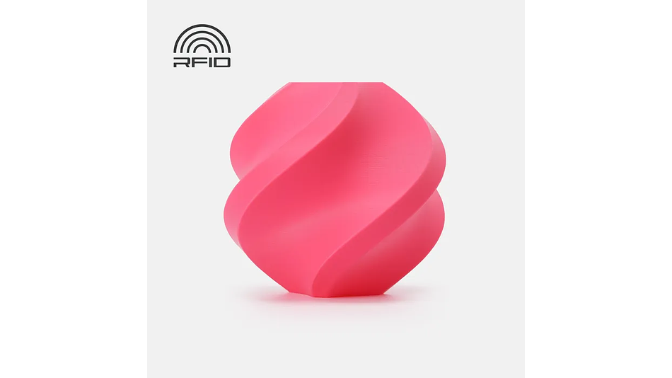 Filamento PLA Rosado Intenso con Carrete Reutilizable 1kg Bambu Lab | Filamentos 1