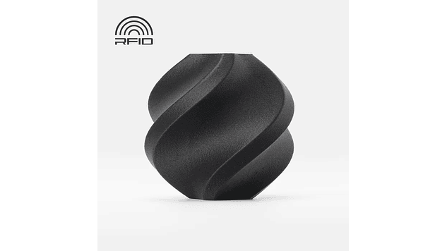 Filamento PETG Fibra de Carbono Negro Carrete Reutilizable 1kg Bambu Lab | Filamentos 1