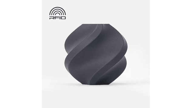 Filamento PLA Fibra de Carbono Gris Lava Carrete Reutilizable 1kg Bambu Lab | Filamentos 1