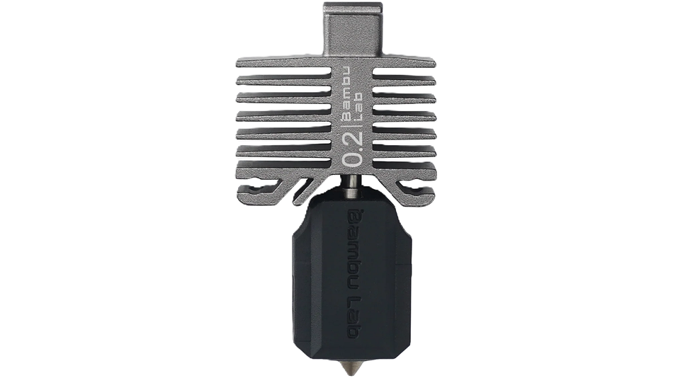 Hotend de Acero Endurecido 0.2mm para P1P, P1S y X1C FAH004-N-1 BAMBU LAB | Repuestos 3D 1