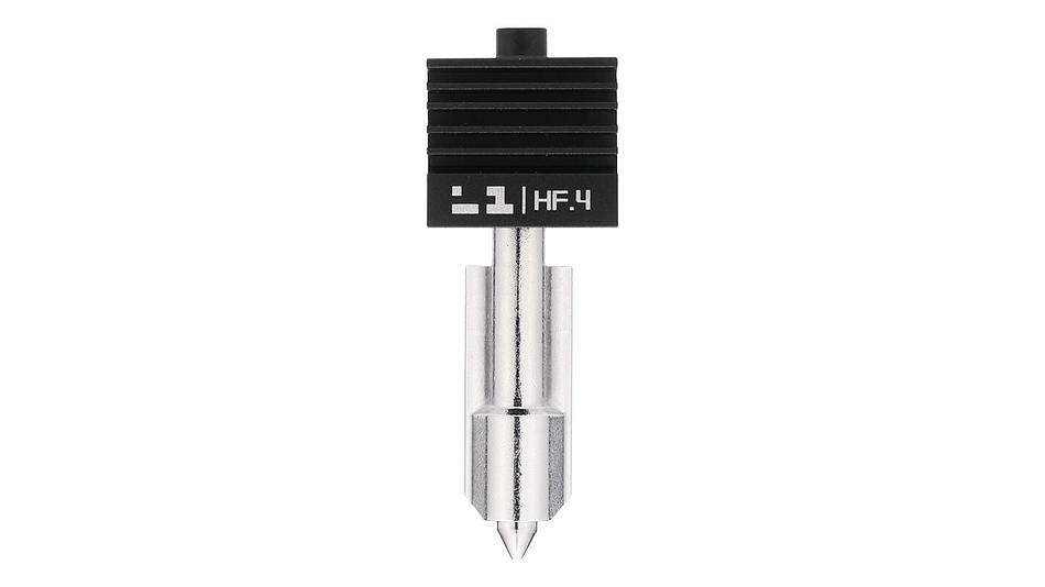 Hotend Alto Flujo de Acero Endurecido 0,4mm H2D Pro, H2S, H2D, P2S FAH063 BAMBU LAB | Repuestos 3D 1